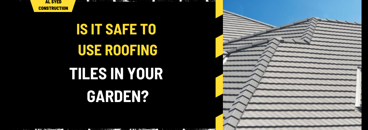 Is It Safe to Use Roofing Tiles in Your Garden