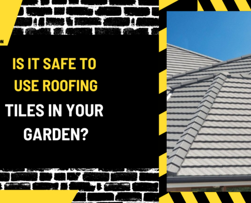 Is It Safe to Use Roofing Tiles in Your Garden