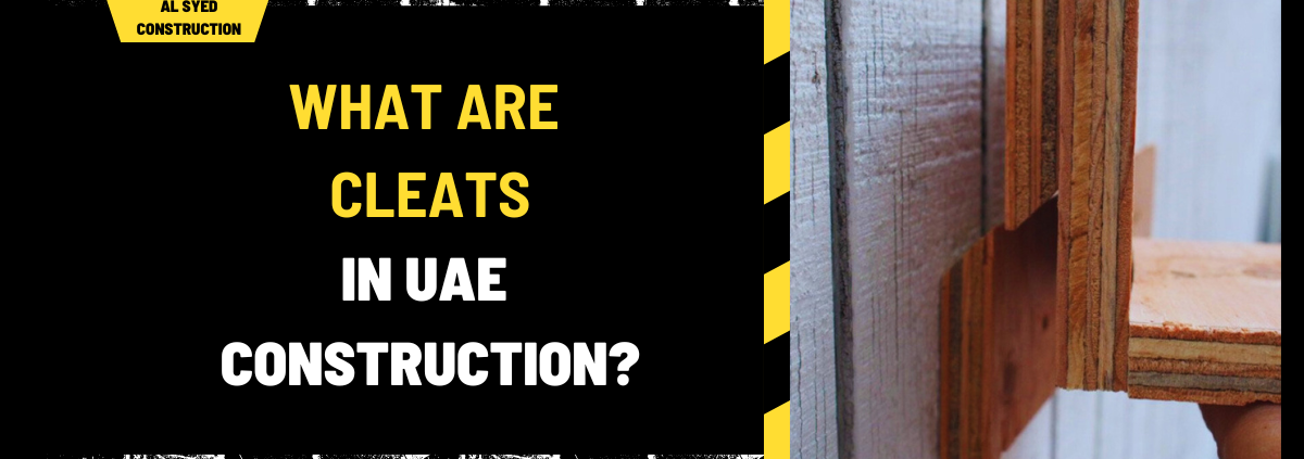 What Are Cleats in UAE Construction