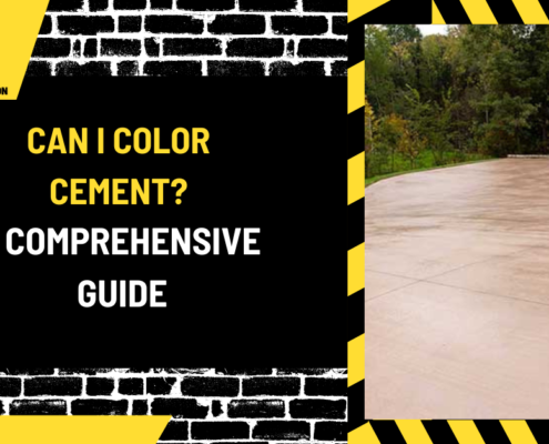 Can I Color Cement? A Comprehensive Guide