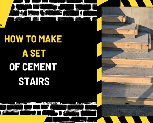 How to Make a Set of Cement Stairs: A Comprehensive Guide