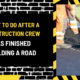 What to Do After a Construction Crew Has Finished Building a Road