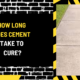 How Long Does Cement Take to Cure