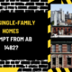 Are Single-Family Homes Exempt from AB 1482? A Detailed Examination