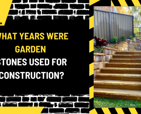 What Years Were Garden Stones Used for Construction