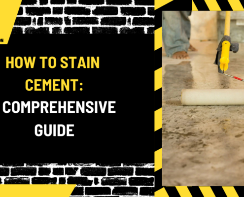 How to Stain Cement: A Comprehensive Guide