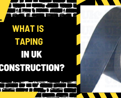 What Is Taping in UK Construction? A Detailed Guide