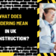 What Does Tendering Mean in UK Construction