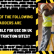 Which of the Following Ladders Are Suitable for Use on UK Construction Sites