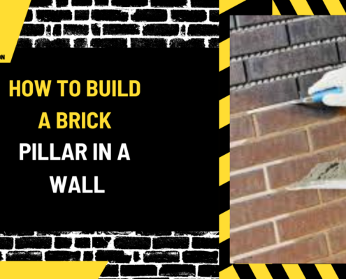 How to Build a Brick Pillar in a Wall