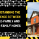 Understanding the Difference Between Single-Family and Multi-Family Homes