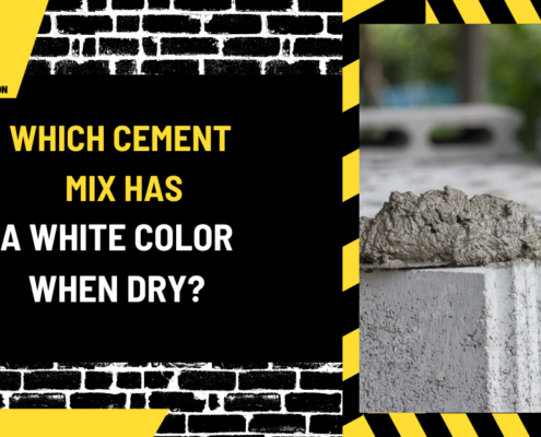 Which Cement Mix Has a White Color When Dry? A Comprehensive Guide