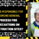 Who is Responsible for Enforcing General and Process Fire Precautions on Construction Sites