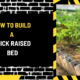 How to Build a Brick Raised Bed: A Comprehensive Guide