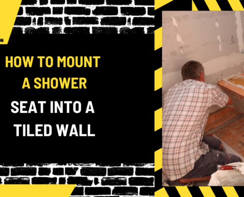 How to Mount a Shower Seat into a Tiled Wall