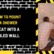 How to Mount a Shower Seat into a Tiled Wall