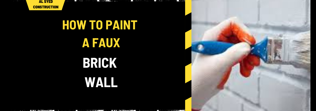 How to Paint a Faux Brick Wall: A Comprehensive Guide