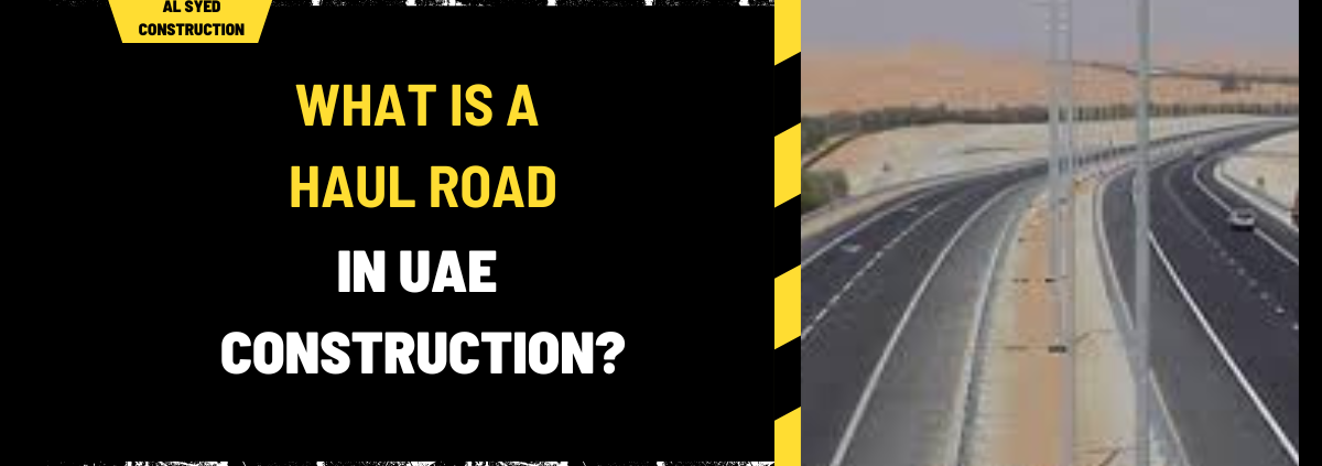 What is a Haul Road in UAE Construction