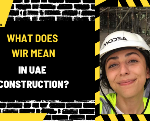 What Does WIR Mean in UAE Construction