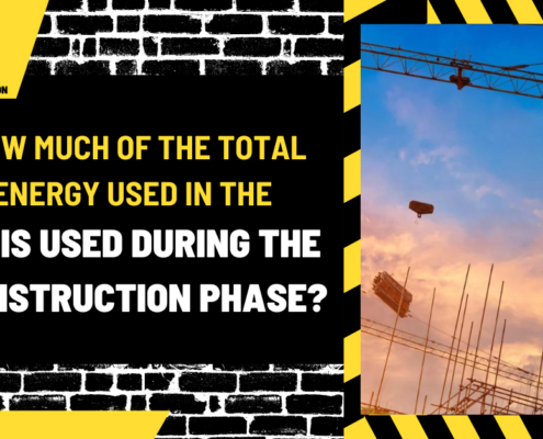 How Much of the Total Energy Used in the UK is Used During the Construction Phase