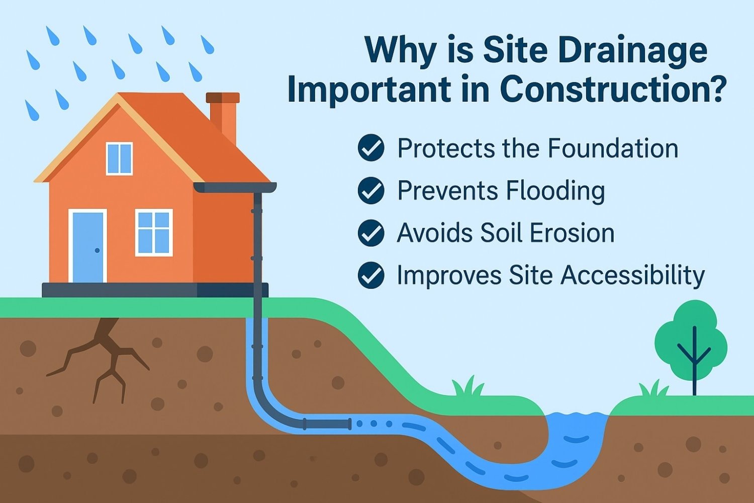 What is Site Drainage in Construction {Complete 2026 Guide}