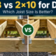 Alt: 2x8 vs 2x10 deck joists comparison for residential deck framing