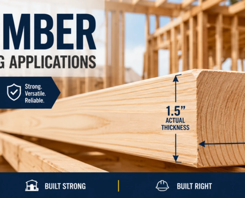 2x10 lumber showing 1.5 by 9.25 inch actual size, common uses and framing applications