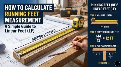 how to calculate running feet measurement