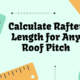 calculate rafter length​