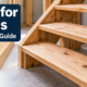 2×12 lumber used for stair treads showing 1.5-inch thickness and 11.25-inch width