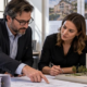 Architect and client compare a structured architectural RFP, drawings, schedule and building model to clarify deliverables for a competitive proposal.